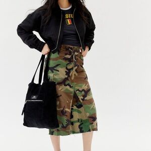 Urban Renewal Camo cargo Midi Skirt